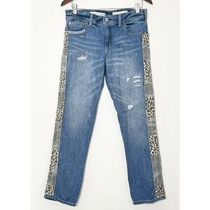 Pilcro And The Letterpress Jeans 28 Slim Boyfriend Fit Camo‎ Cheetah Mob Wife